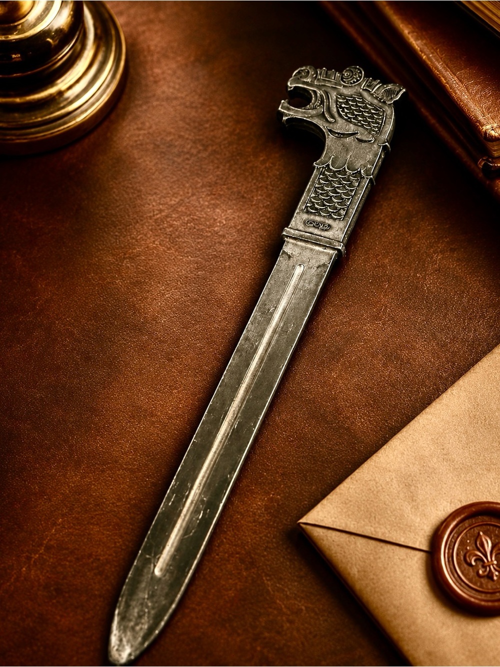 Norwegian Viking Dragon Head Letter Opener